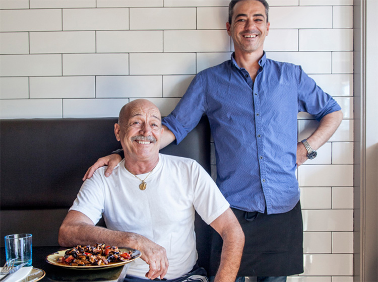 Spacca’s pizza maker Antonio Buonocore, left, and Gino Buonocore, the owner of Spacca.