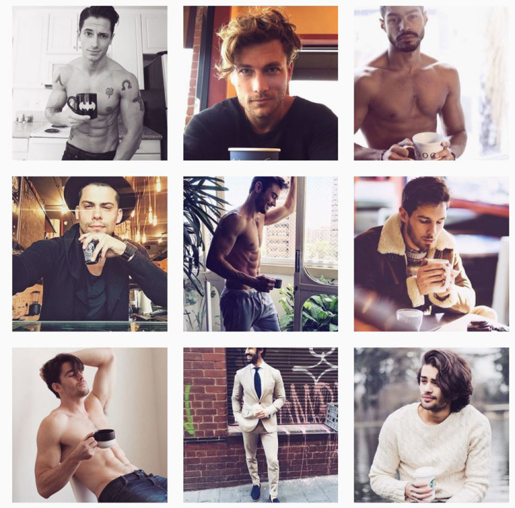 Hot guys collage