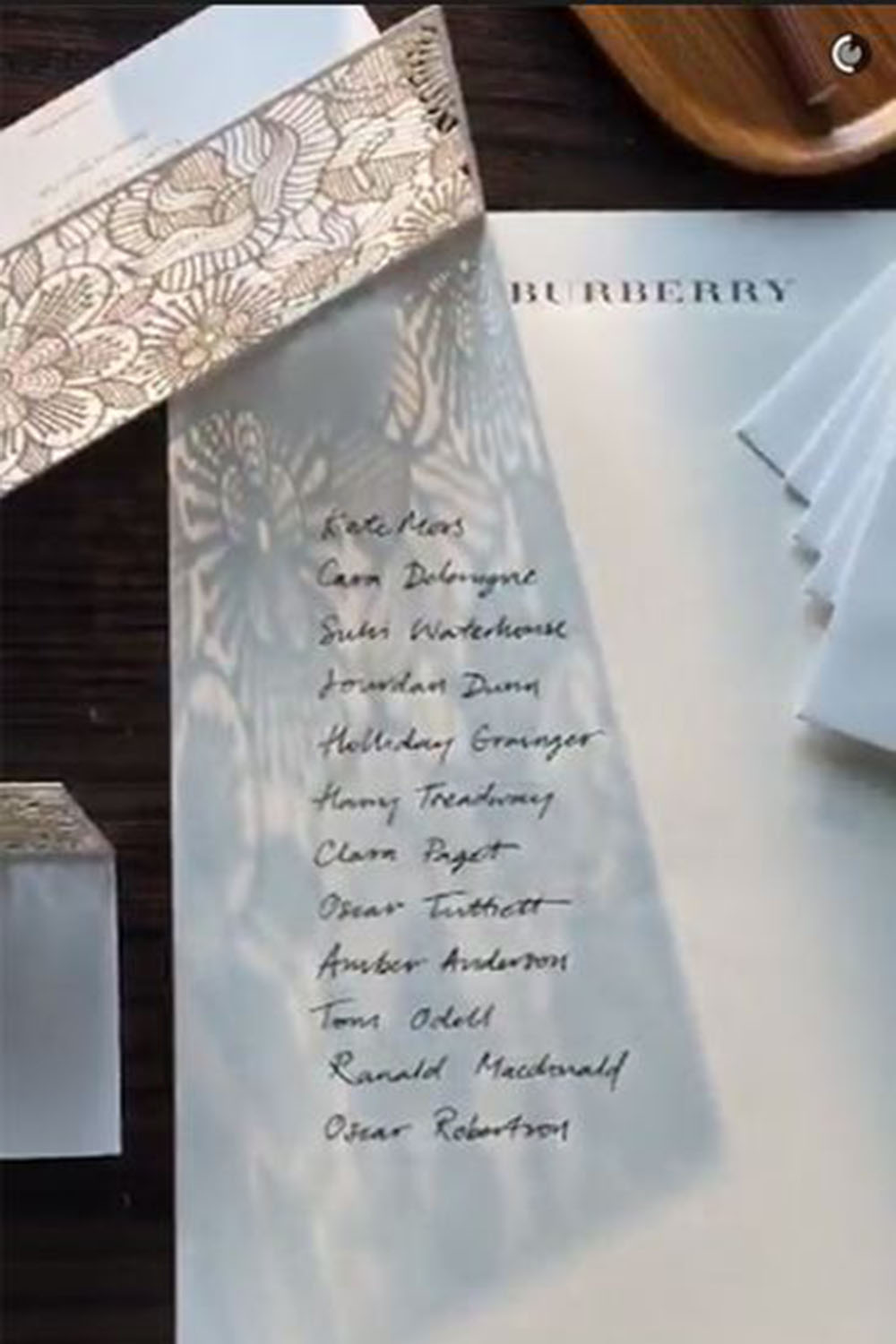 Burberry: @burberry
