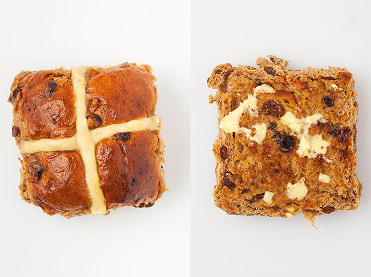 Where to find the best hot cross buns in Auckland this Easter | Little & Friday. Photo: Supplied