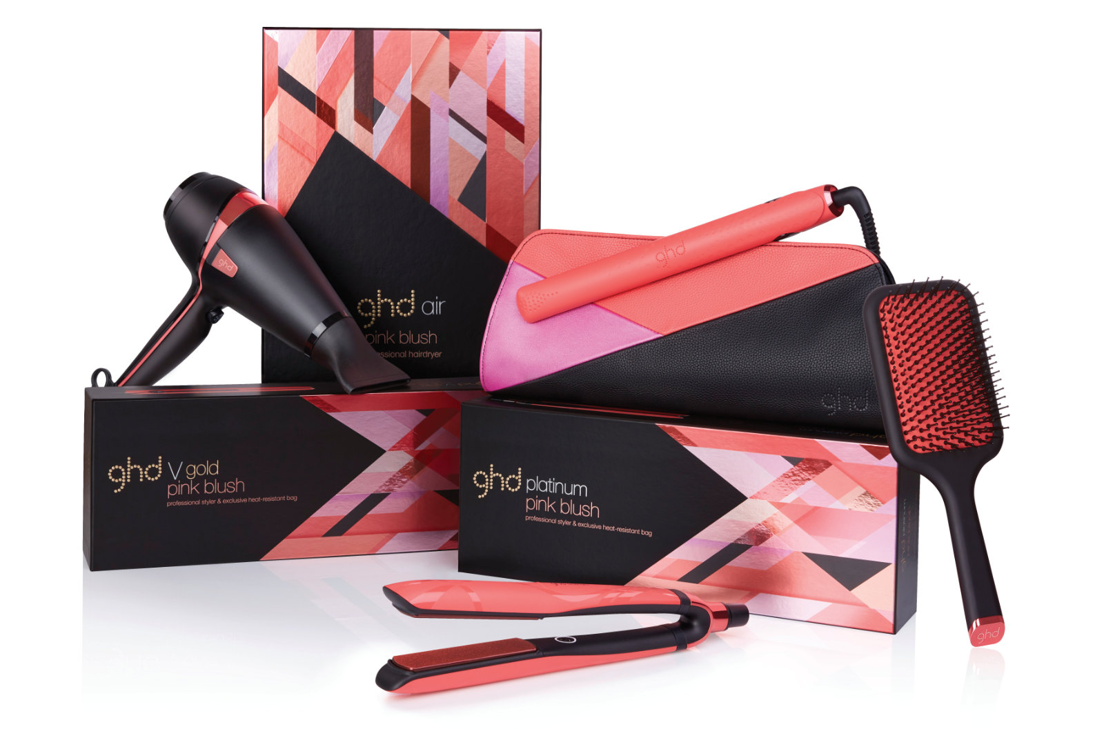 ghd pink blush collection.