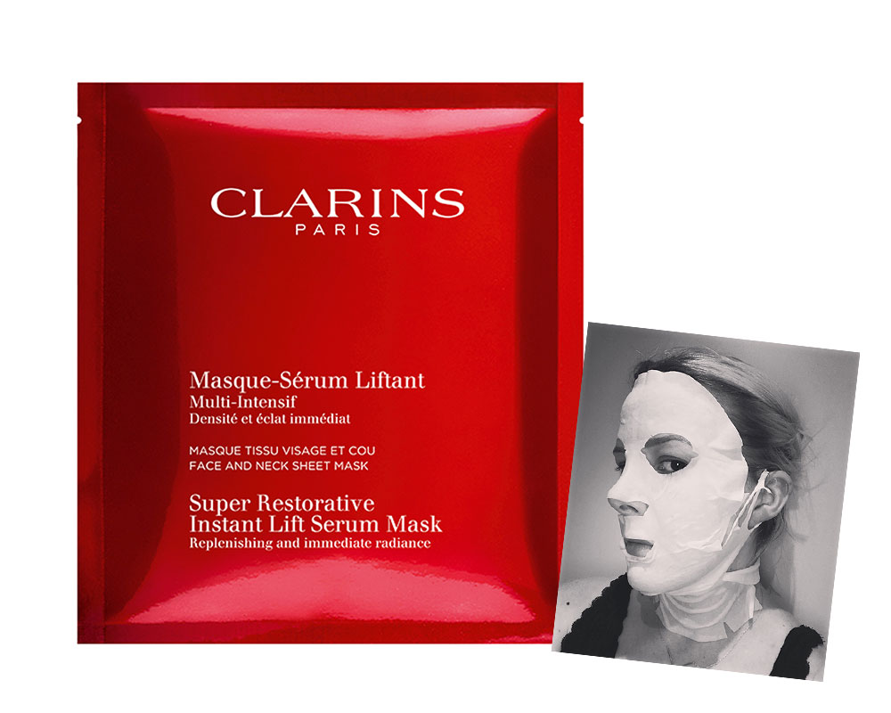 Clarins sheet mask