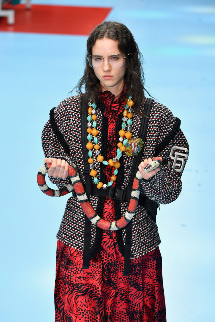 Gucci just sent some crazy stuff down the runway at Milan ...