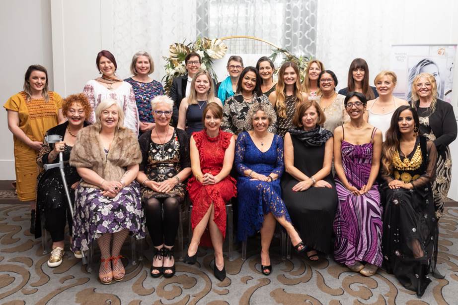 NEXT Woman of the Year 2019 finalists and winners with NEXT editor Nicky Dewe.