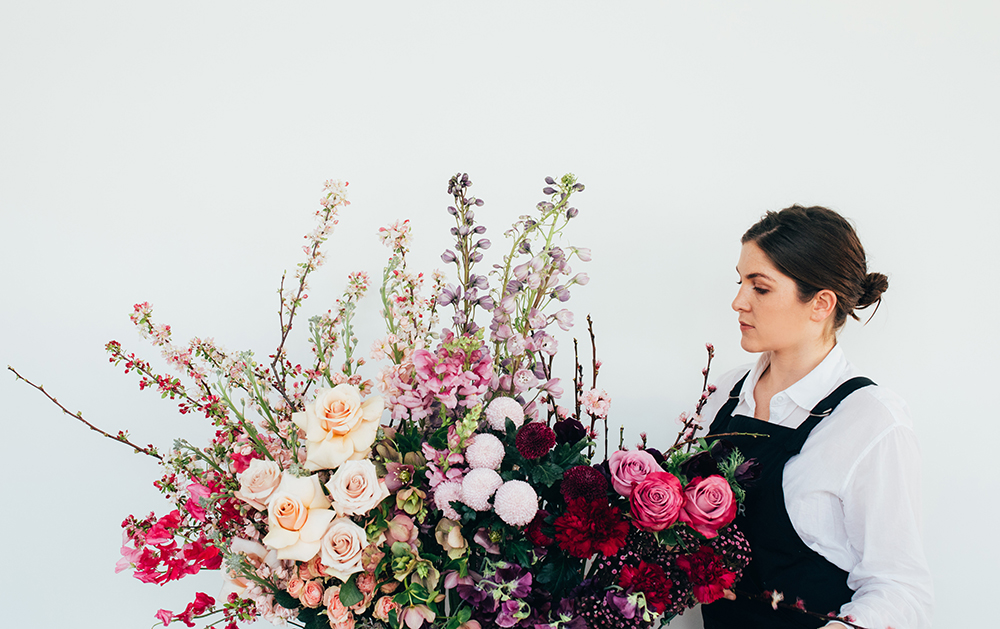 Alex Lovich of Wonder Florals. Photo by Anna Kidman.